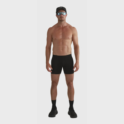 Product video showcasing the fit and movement of ruhn performance underwear in Activated Black on a white studio background
